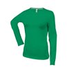 LADIES' LONG-SLEEVED CREW NECK T-SHIRT