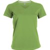 LADIES' SHORT-SLEEVED V-NECK T-SHIRT