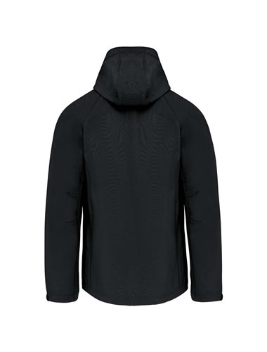 MEN'S DETACHABLE HOODED SOFTSHELL JACKET