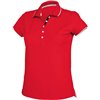 LADIES' SHORT-SLEEVED PIQUÉ KNIT POLO SHIRT