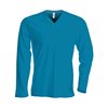 MEN'S LONG-SLEEVED V-NECK T-SHIRT