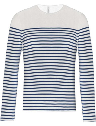 MEN’S LONG-SLEEVED BRETON STRIPE TOP