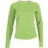 LADIES' LONG-SLEEVED CREW NECK T-SHIRT