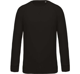 MEN'S ORGANIC COTTON CREW NECK RAGLAN SLEEVE SWEATSHIRT