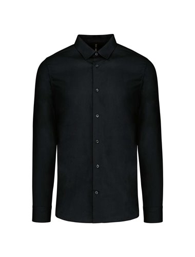 MEN’S LONG-SLEEVED COTTON POPLIN SHIRT