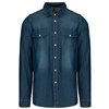 MEN'S LONG-SLEEVED DENIM SHIRT