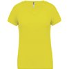 LADIES’ V-NECK SHORT SLEEVE SPORTS T-SHIRT