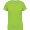 LADIES’ V-NECK SHORT SLEEVE SPORTS T-SHIRT