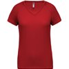 LADIES’ V-NECK SHORT SLEEVE SPORTS T-SHIRT