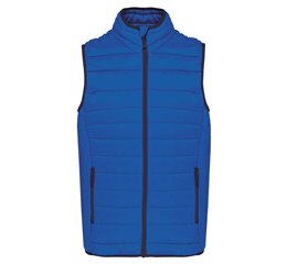 MEN’S LIGHTWEIGHT SLEEVELESS FAKE DOWN JACKET