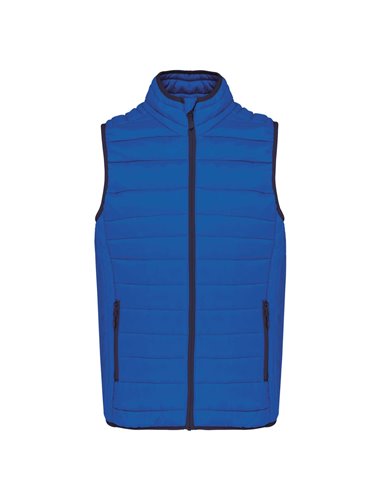 MEN’S LIGHTWEIGHT SLEEVELESS FAKE DOWN JACKET