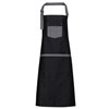 'DOMAIN' CONTRAST DENIM BIB APRON