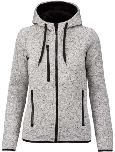 LADIES’ HEATHER HOODED JACKET