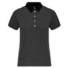 LADIES' TWO-TONE JERSEY POLO SHIRT