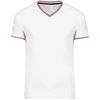 MEN'S PIQUÉ KNIT V-NECK T-SHIRT