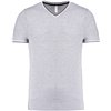 MEN'S PIQUÉ KNIT V-NECK T-SHIRT