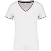 LADIES' PIQUÉ KNIT V-NECK T-SHIRT