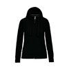 LADIES' FULL ZIP HOODED SWEATSHIRT