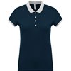 LADIES’ TWO-TONE PIQUÉ POLO SHIRT