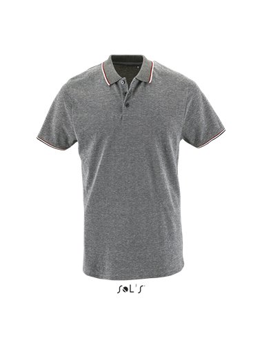 SOL'S PANAME MEN - HEATHER POLO SHIRT