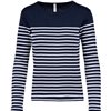 LADIES’ LONG-SLEEVED BRETON STRIPE TOP