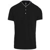 MEN'S SHORT SLEEVE POLO SHIRT WITH MANDARIN COLLAR