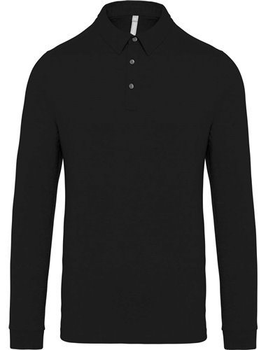 MEN'S LONG SLEEVED JERSEY POLO SHIRT