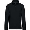 ZIPPED NECK SWEATSHIRT