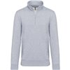 ZIPPED NECK SWEATSHIRT