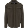 SHERPA-LINED FLEECE OVERSHIRT