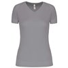 LADIES’ V-NECK SHORT SLEEVE SPORTS T-SHIRT