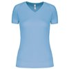 LADIES’ V-NECK SHORT SLEEVE SPORTS T-SHIRT