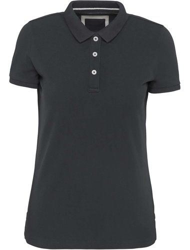 LADIES' VINTAGE SHORT SLEEVE POLO SHIRT