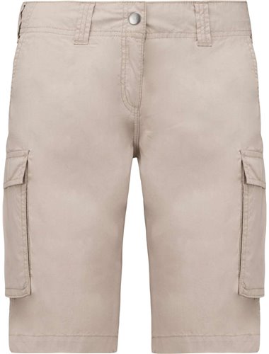 LADIES' LIGHTWEIGHT MULTIPOCKET BERMUDA SHORTS