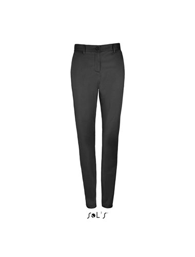 SOL'S JARED WOMEN - SATIN STRETCH TROUSERS