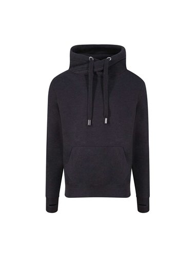 CROSS NECK HOODIE