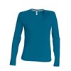 LADIES' LONG-SLEEVED V-NECK T-SHIRT