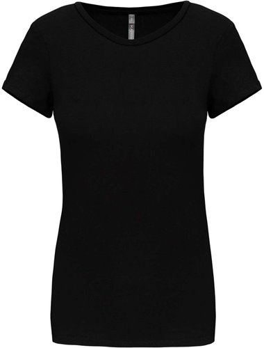 LADIES' SHORT-SLEEVED CREW NECK T-SHIRT