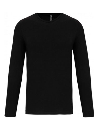 MEN'S LONG-SLEEVED CREW NECK T-SHIRT