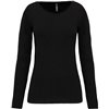 LADIES LONG-SLEEVED CREW NECK T-SHIRT