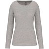 LADIES LONG-SLEEVED CREW NECK T-SHIRT