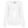 LADIES' LONG-SLEEVED CREPE BLOUSE