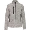 LADIES' FULL ZIP HEATHER JACKET