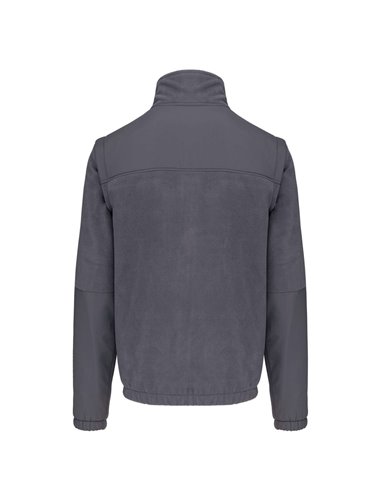 FLEECE JACKET WITH REMOVABLE SLEEVES