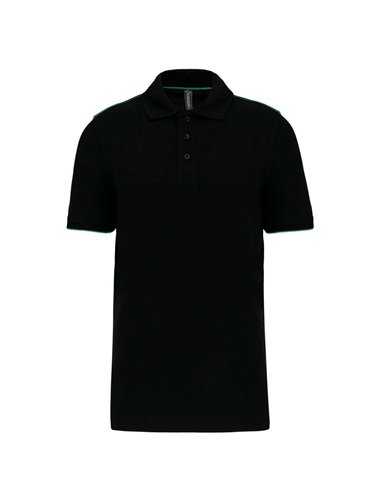 MEN'S SHORT-SLEEVED CONTRASTING DAYTODAY POLO SHIRT