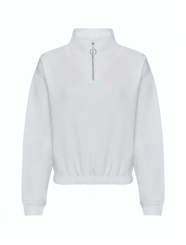 WOMEN'S CROPPED 1/4 ZIP SWEAT