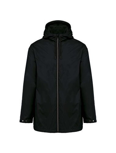 UNISEX HOODED JACKET WITH MICRO-POLARFLEECE LINING