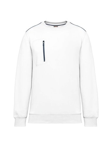 UNISEX DAYTODAY CONTRASTING POCKET SWEATSHIRT