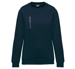 UNISEX DAYTODAY CONTRASTING POCKET SWEATSHIRT