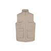 UNISEX PADDED MULTI-POCKET POLYCOTTON VEST